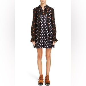 JW Anderson Polka Dot mini dress